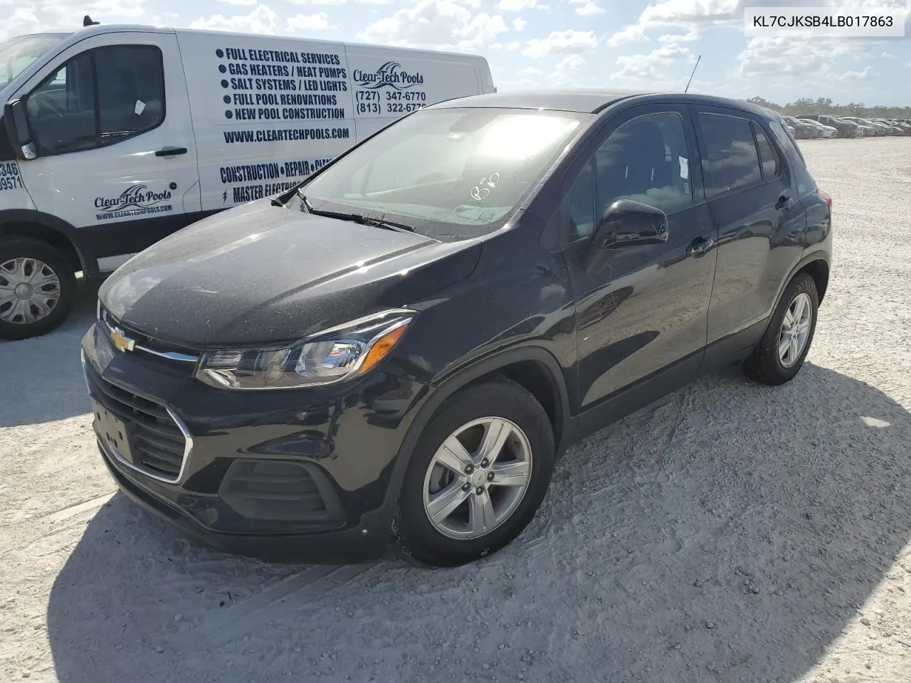 2020 Chevrolet Trax Ls VIN: KL7CJKSB4LB017863 Lot: 77268014