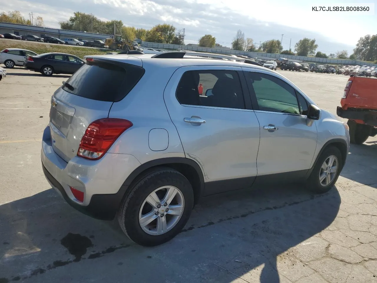 2020 Chevrolet Trax 1Lt VIN: KL7CJLSB2LB008360 Lot: 77398634