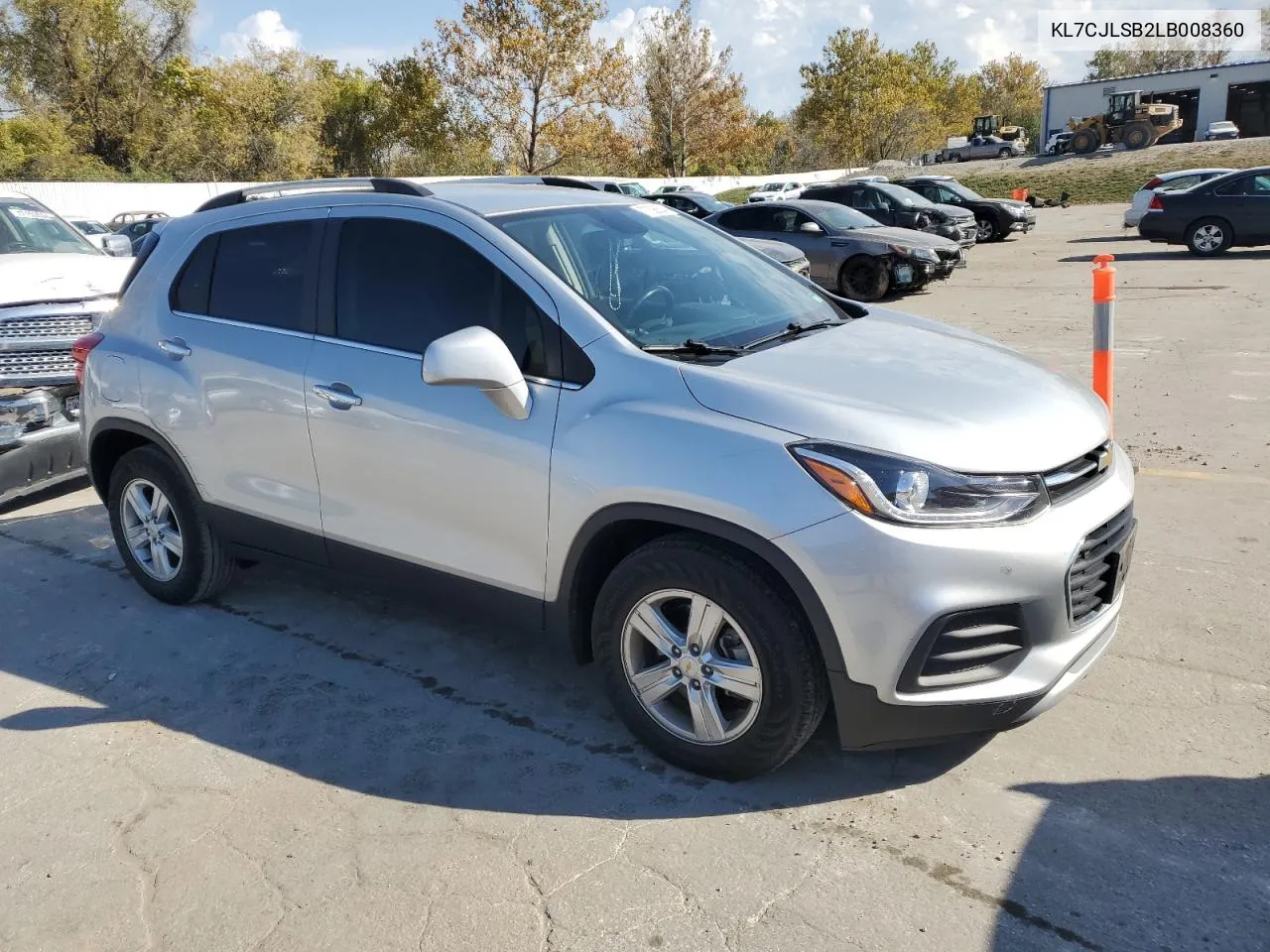 2020 Chevrolet Trax 1Lt VIN: KL7CJLSB2LB008360 Lot: 77398634