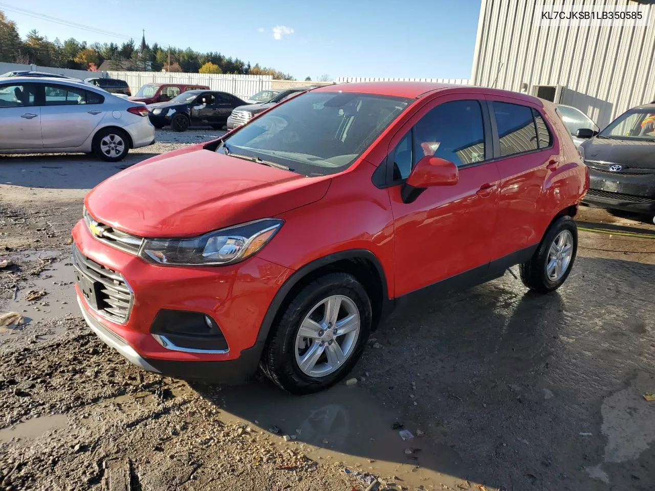 2020 Chevrolet Trax Ls VIN: KL7CJKSB1LB350585 Lot: 77407594