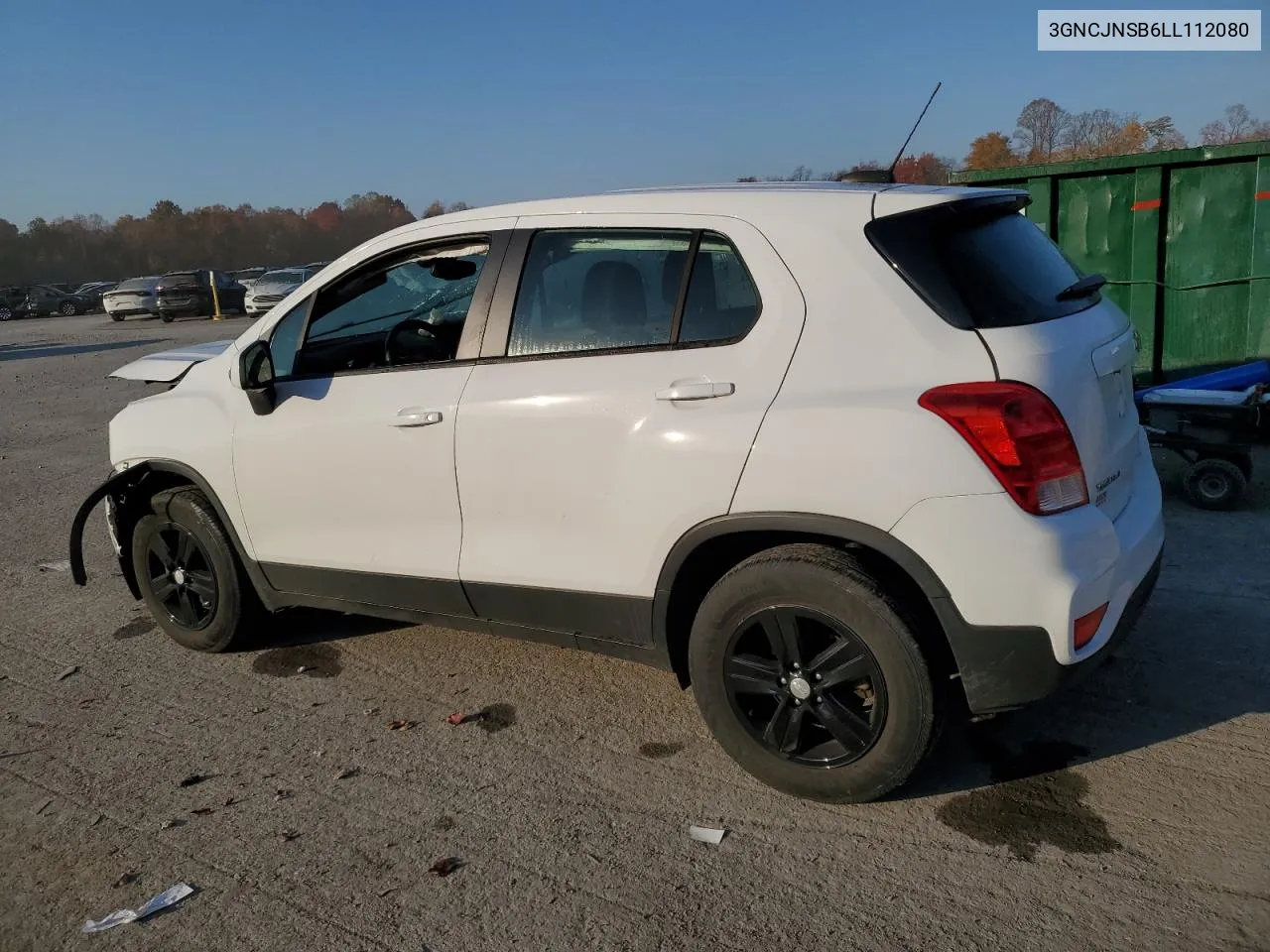 2020 Chevrolet Trax Ls VIN: 3GNCJNSB6LL112080 Lot: 77468994