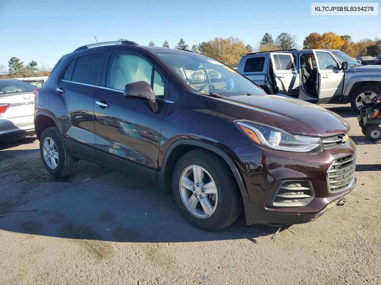 2020 Chevrolet Trax 1Lt VIN: KL7CJPSB5LB354278 Lot: 77847844