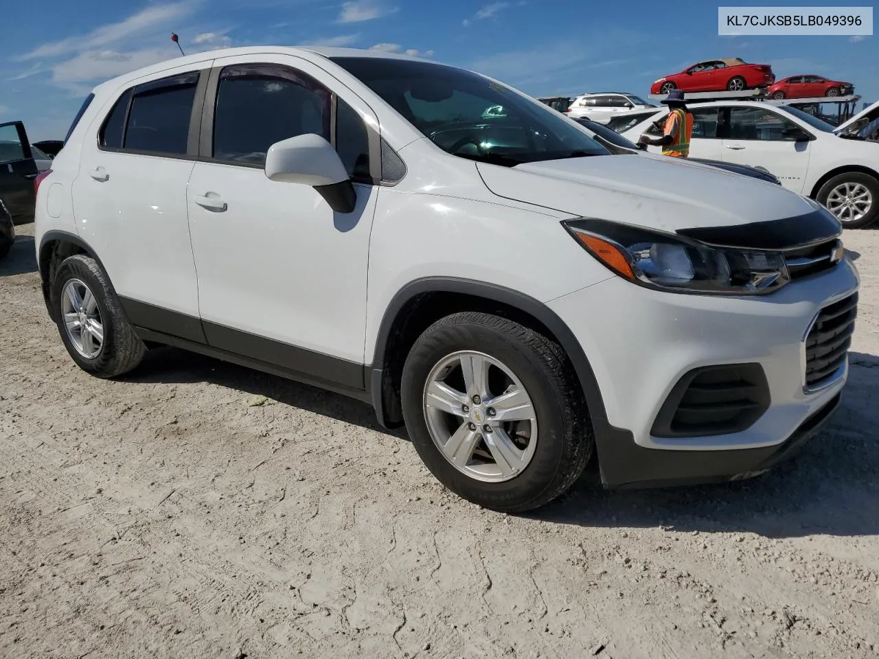 2020 Chevrolet Trax Ls VIN: KL7CJKSB5LB049396 Lot: 77857304