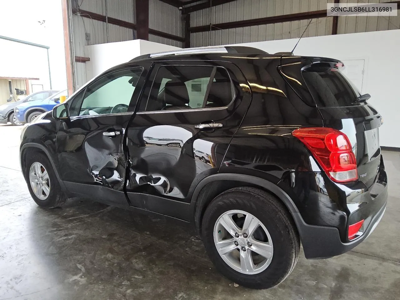 2020 Chevrolet Trax 1Lt VIN: 3GNCJLSB6LL316981 Lot: 77939204