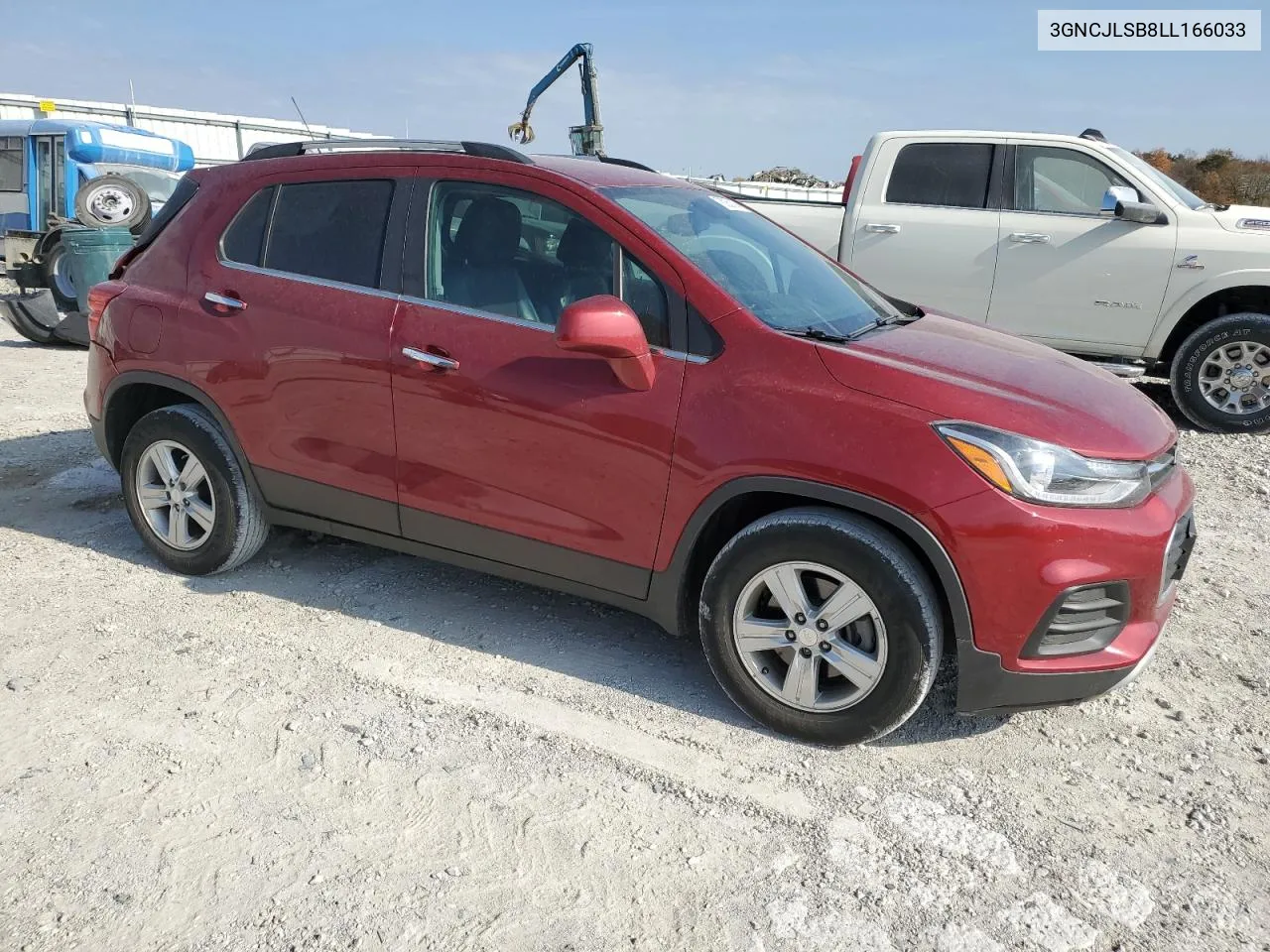 2020 Chevrolet Trax 1Lt VIN: 3GNCJLSB8LL166033 Lot: 78050194