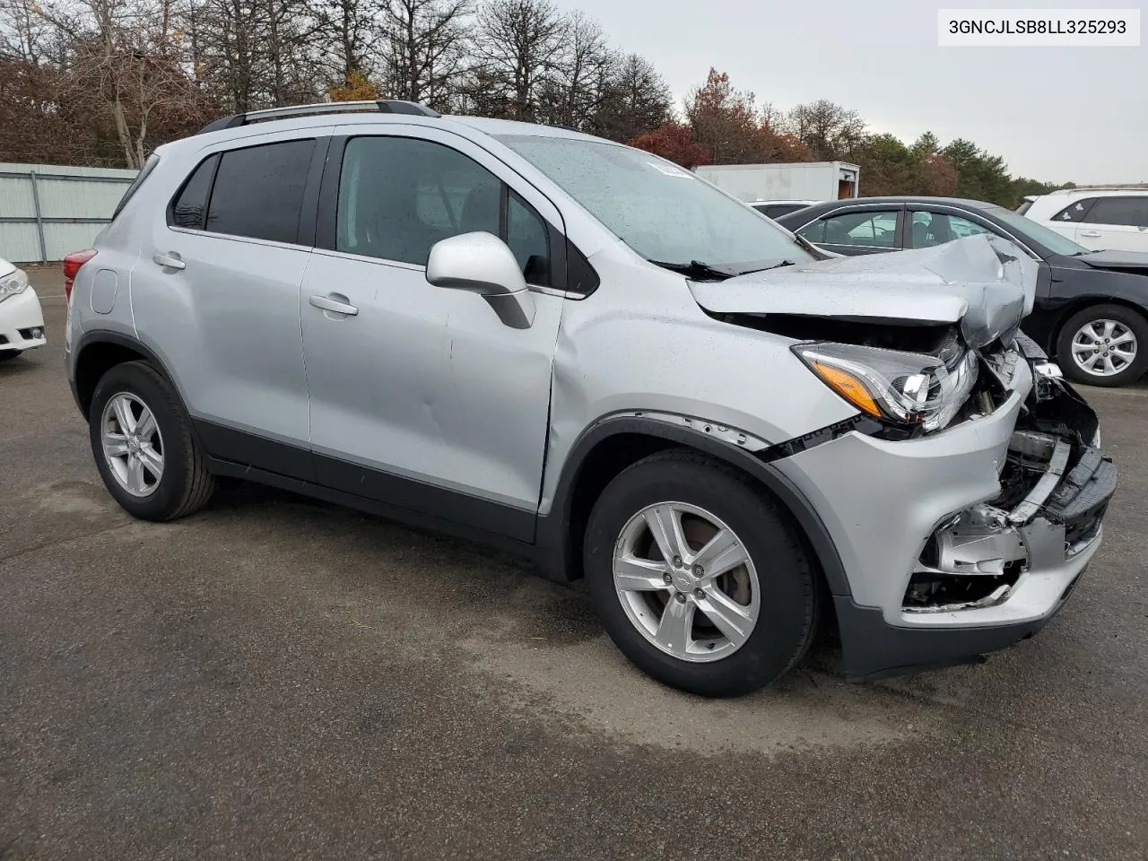 2020 Chevrolet Trax 1Lt VIN: 3GNCJLSB8LL325293 Lot: 78083334