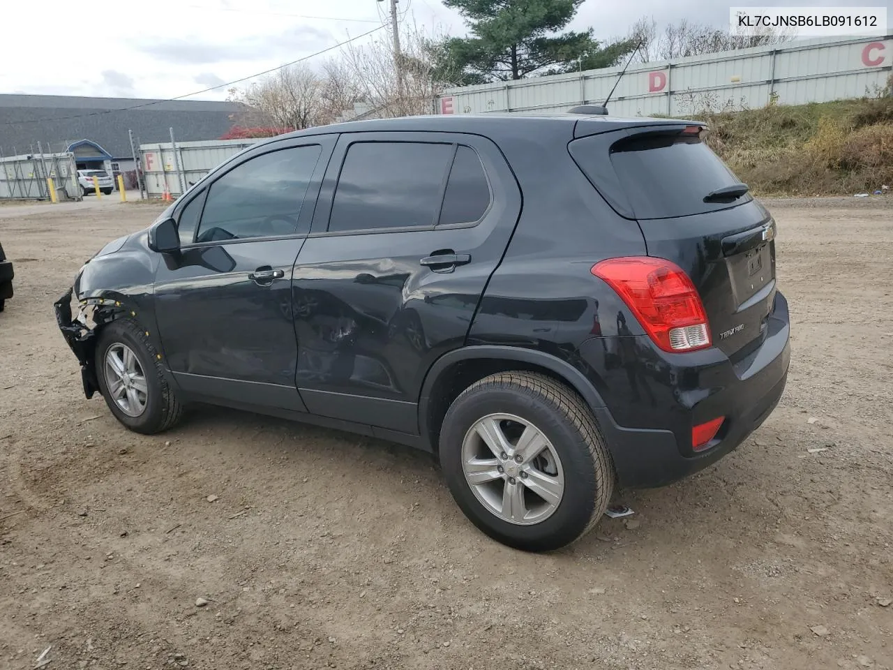 KL7CJNSB6LB091612 2020 Chevrolet Trax Ls