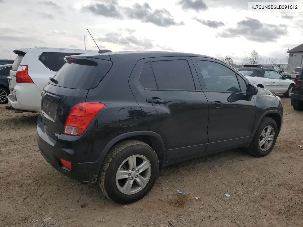 KL7CJNSB6LB091612 2020 Chevrolet Trax Ls