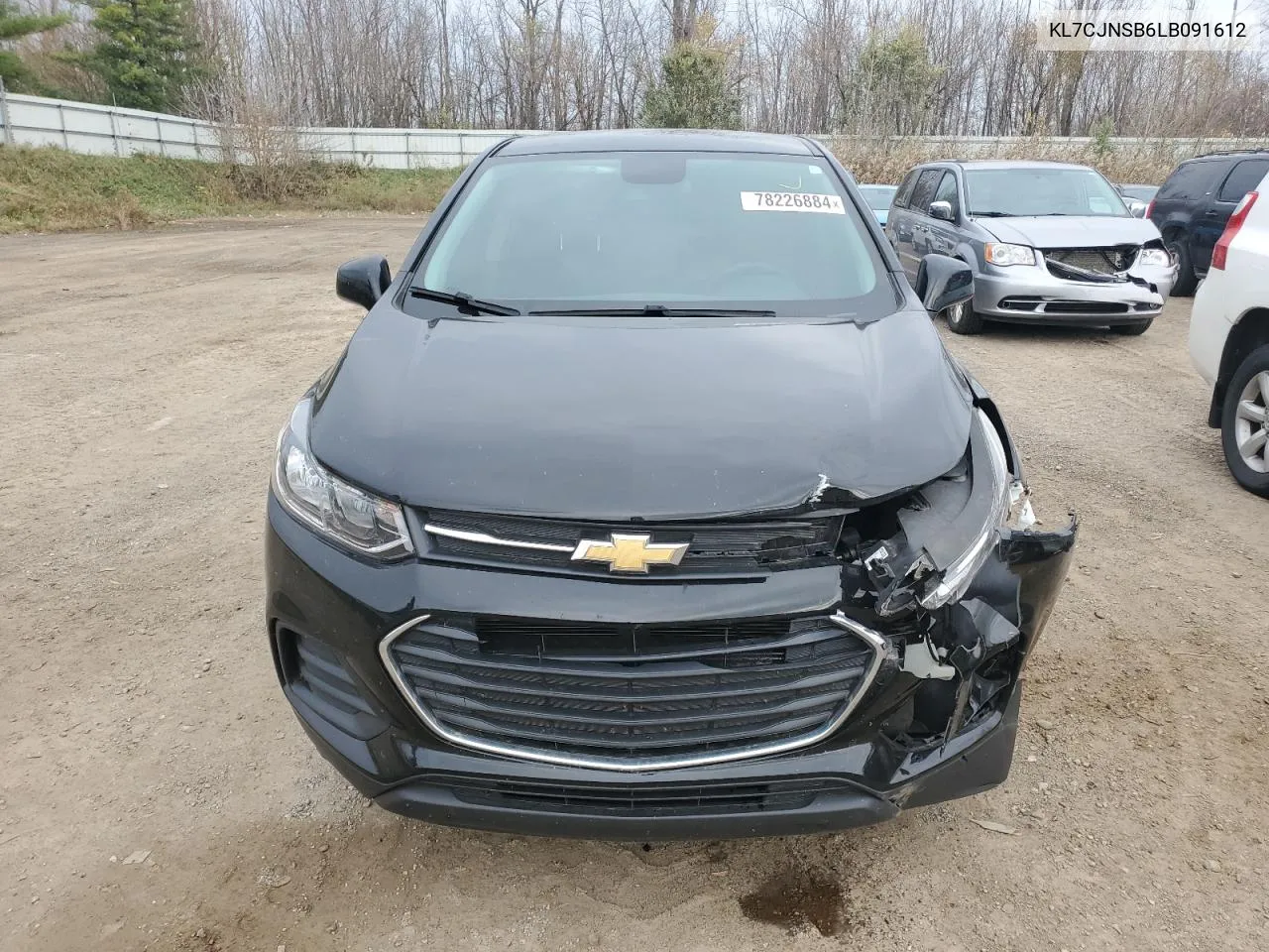 KL7CJNSB6LB091612 2020 Chevrolet Trax Ls