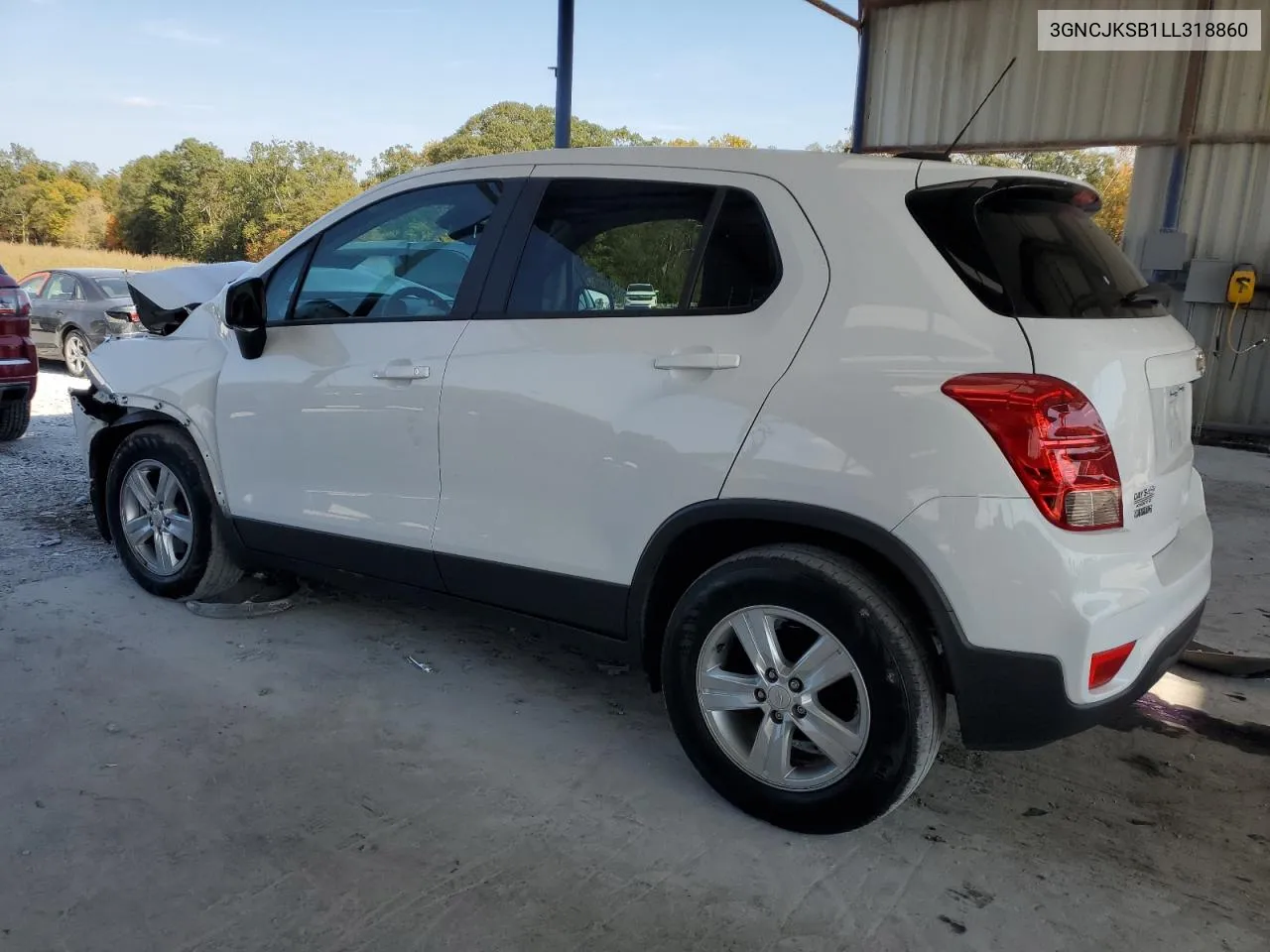 2020 Chevrolet Trax Ls VIN: 3GNCJKSB1LL318860 Lot: 78372604