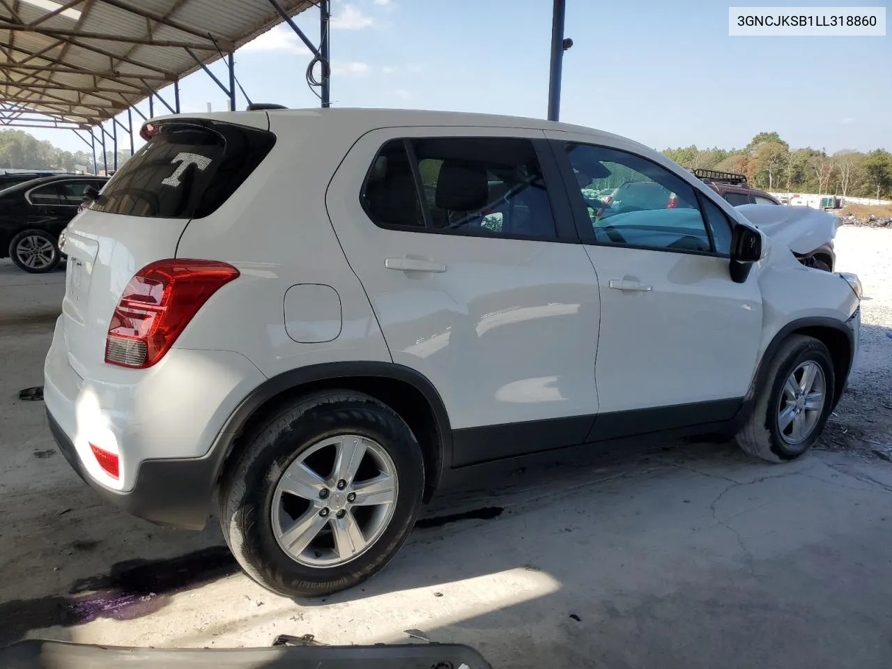 2020 Chevrolet Trax Ls VIN: 3GNCJKSB1LL318860 Lot: 78372604