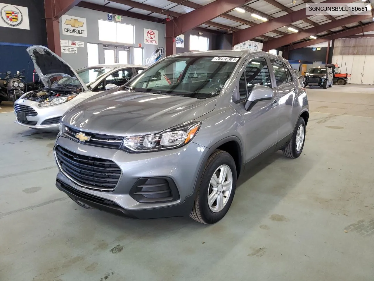 2020 Chevrolet Trax Ls VIN: 3GNCJNSB9LL180681 Lot: 78418384