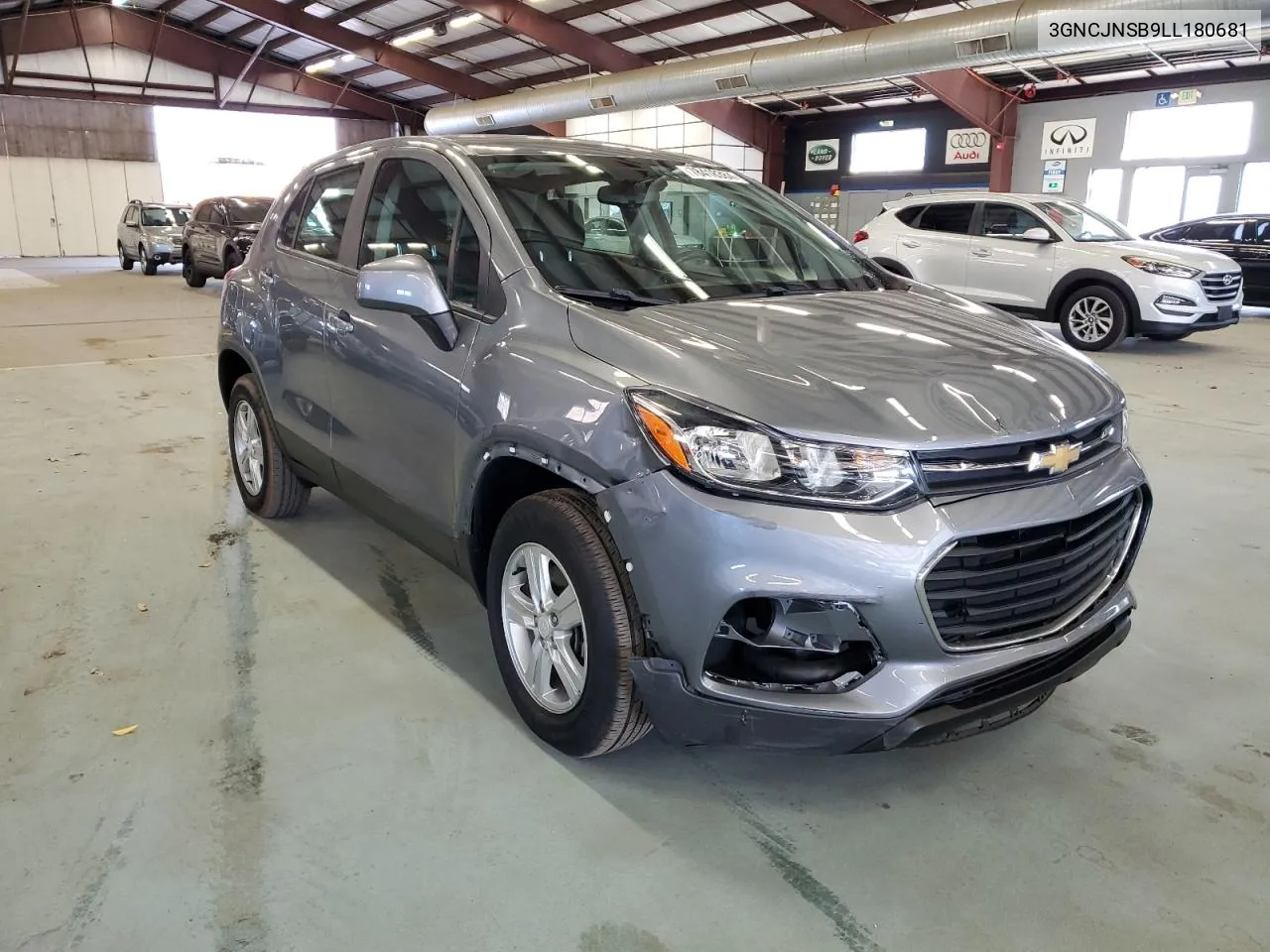 2020 Chevrolet Trax Ls VIN: 3GNCJNSB9LL180681 Lot: 78418384