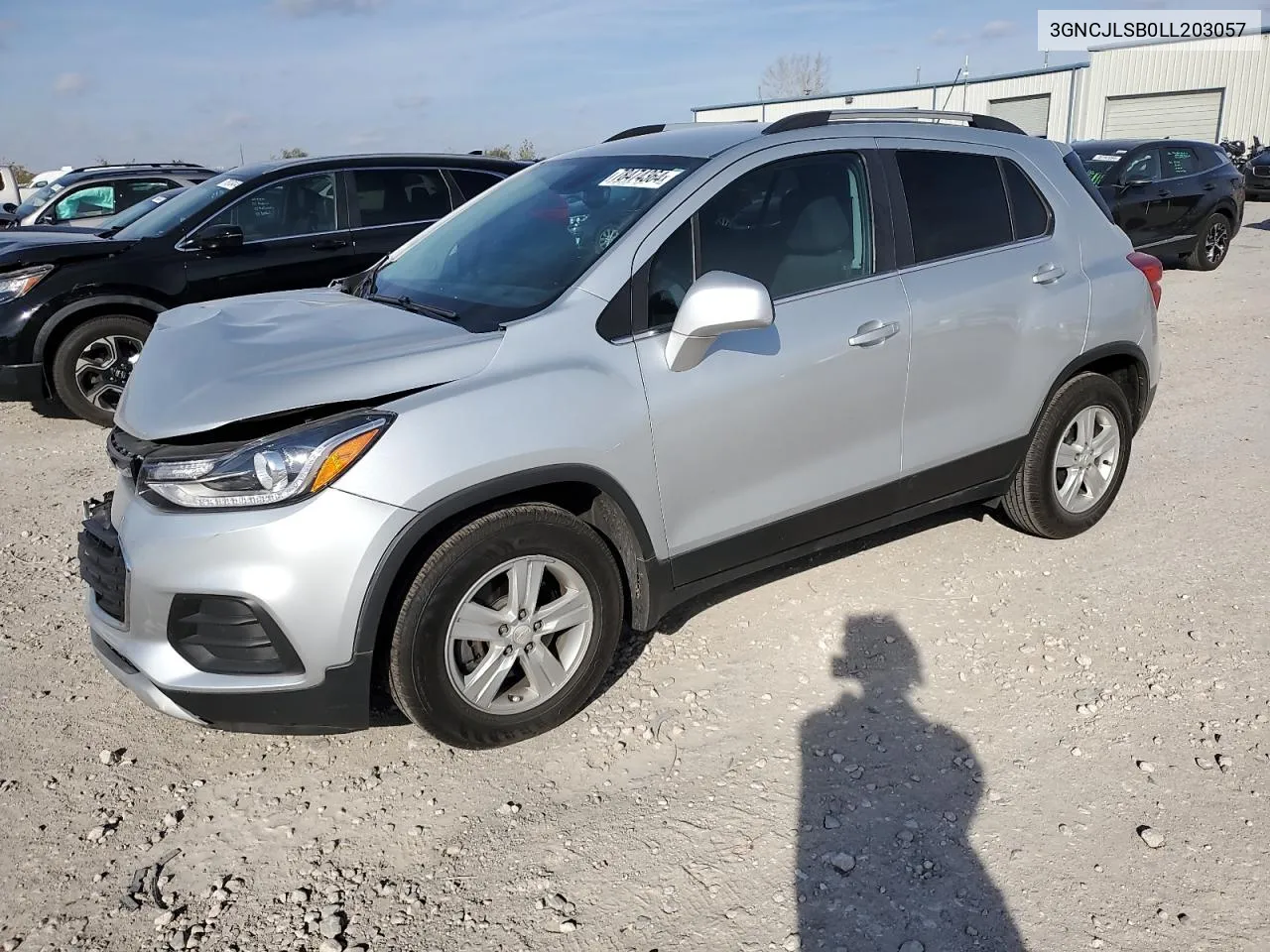 2020 Chevrolet Trax 1Lt VIN: 3GNCJLSB0LL203057 Lot: 78474364