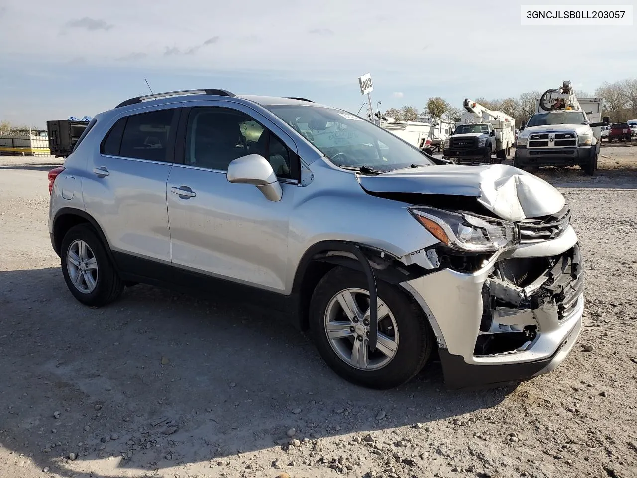 2020 Chevrolet Trax 1Lt VIN: 3GNCJLSB0LL203057 Lot: 78474364