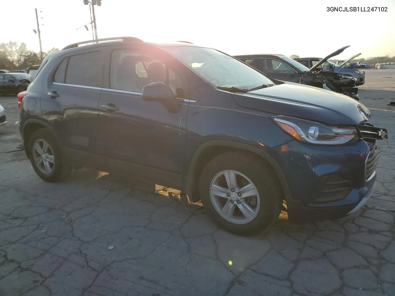 2020 Chevrolet Trax 1Lt VIN: 3GNCJLSB1LL247102 Lot: 78503764