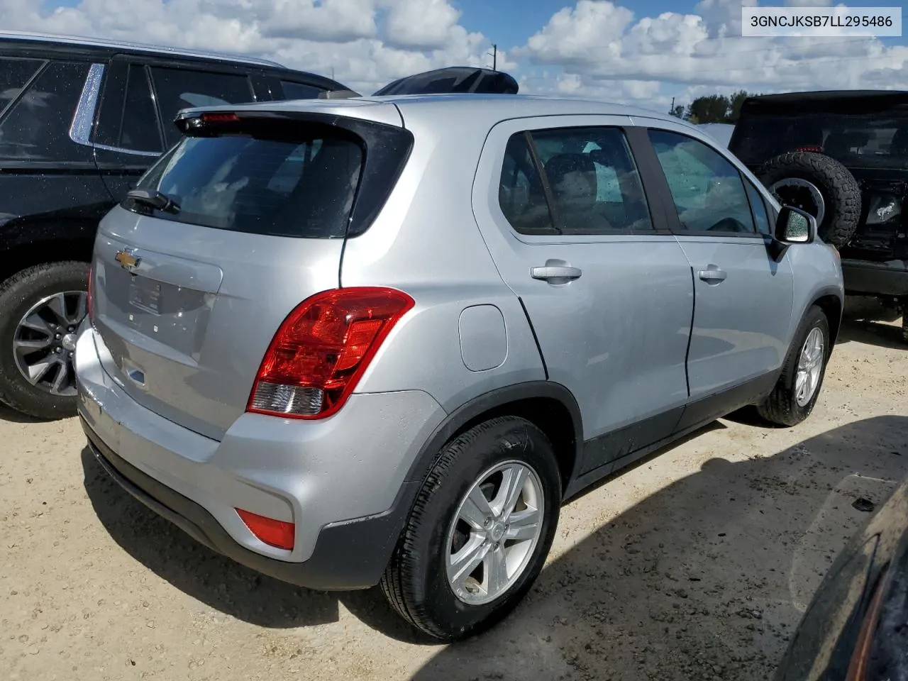 2020 Chevrolet Trax Ls VIN: 3GNCJKSB7LL295486 Lot: 78678184