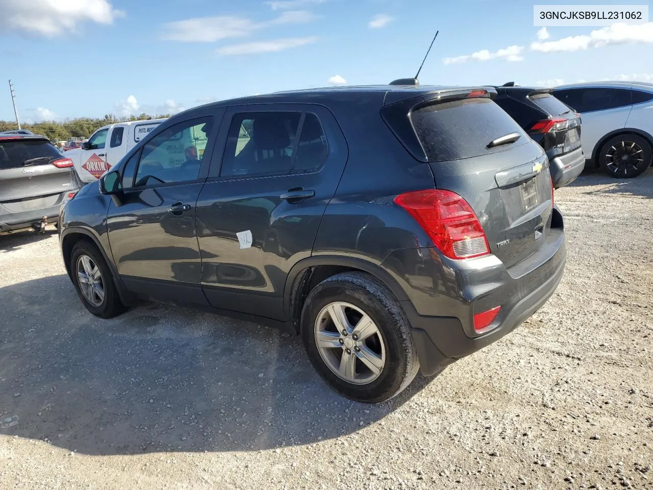 2020 Chevrolet Trax Ls VIN: 3GNCJKSB9LL231062 Lot: 78692144