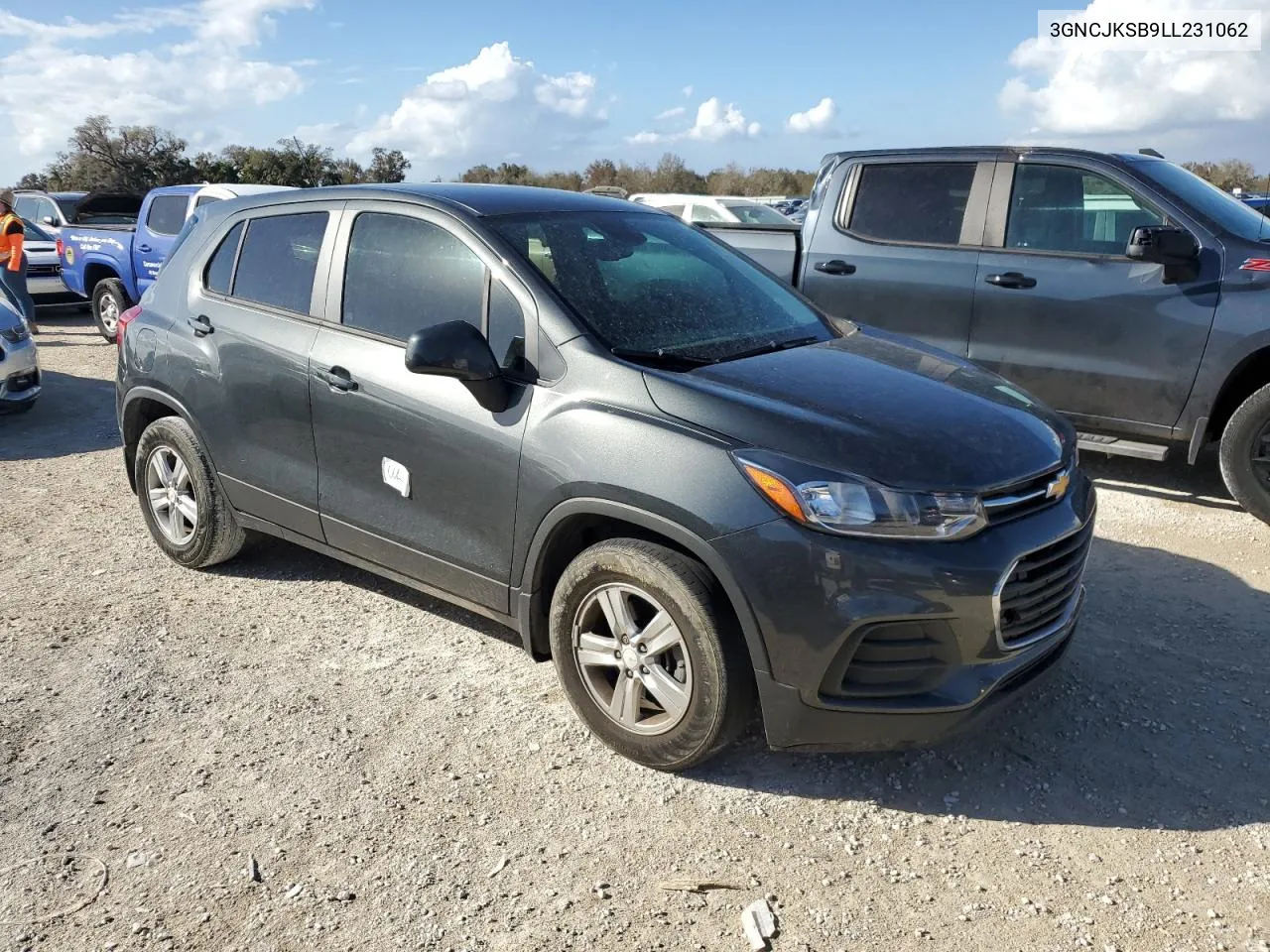 2020 Chevrolet Trax Ls VIN: 3GNCJKSB9LL231062 Lot: 78692144