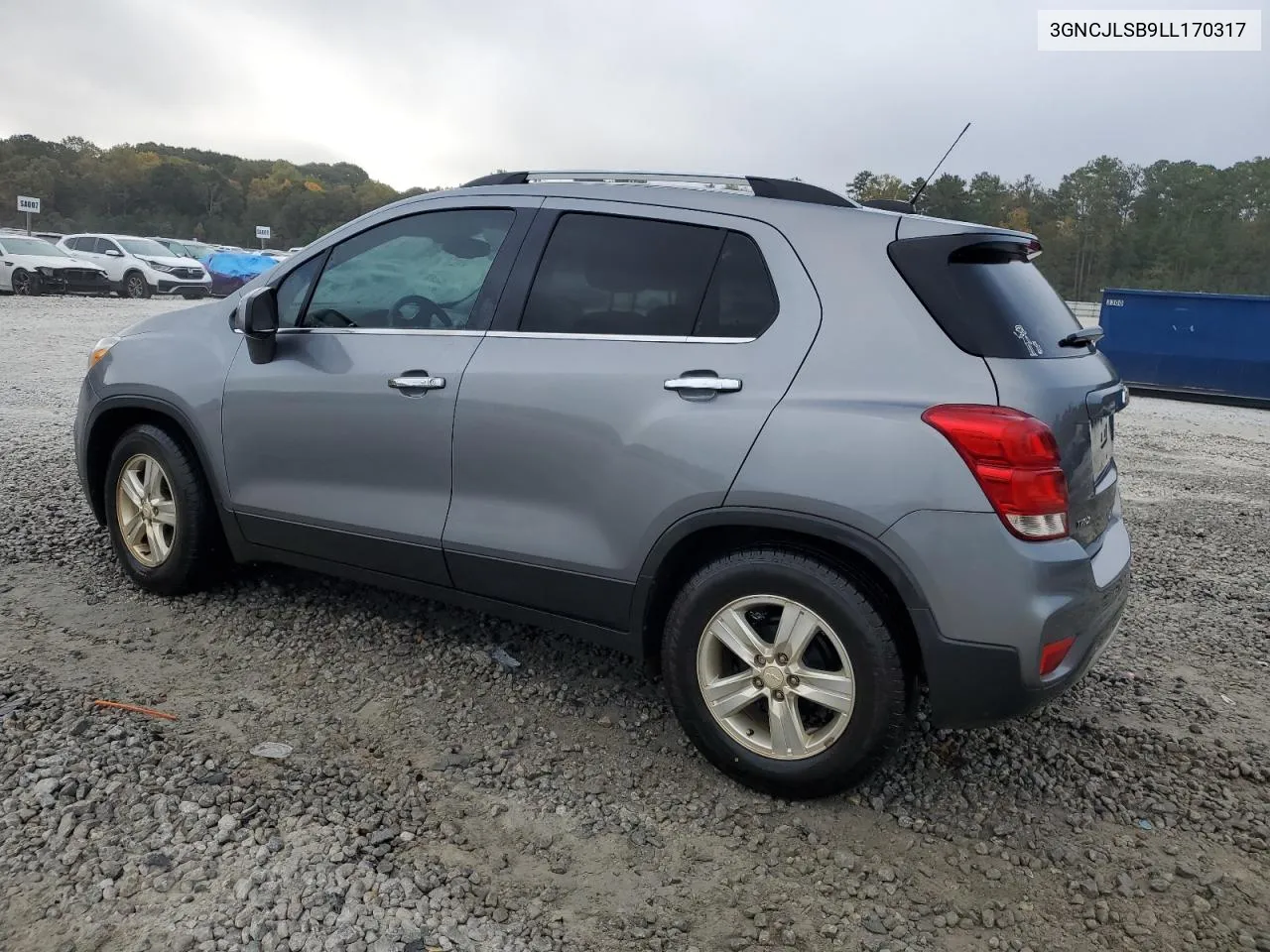 2020 Chevrolet Trax 1Lt VIN: 3GNCJLSB9LL170317 Lot: 78722834