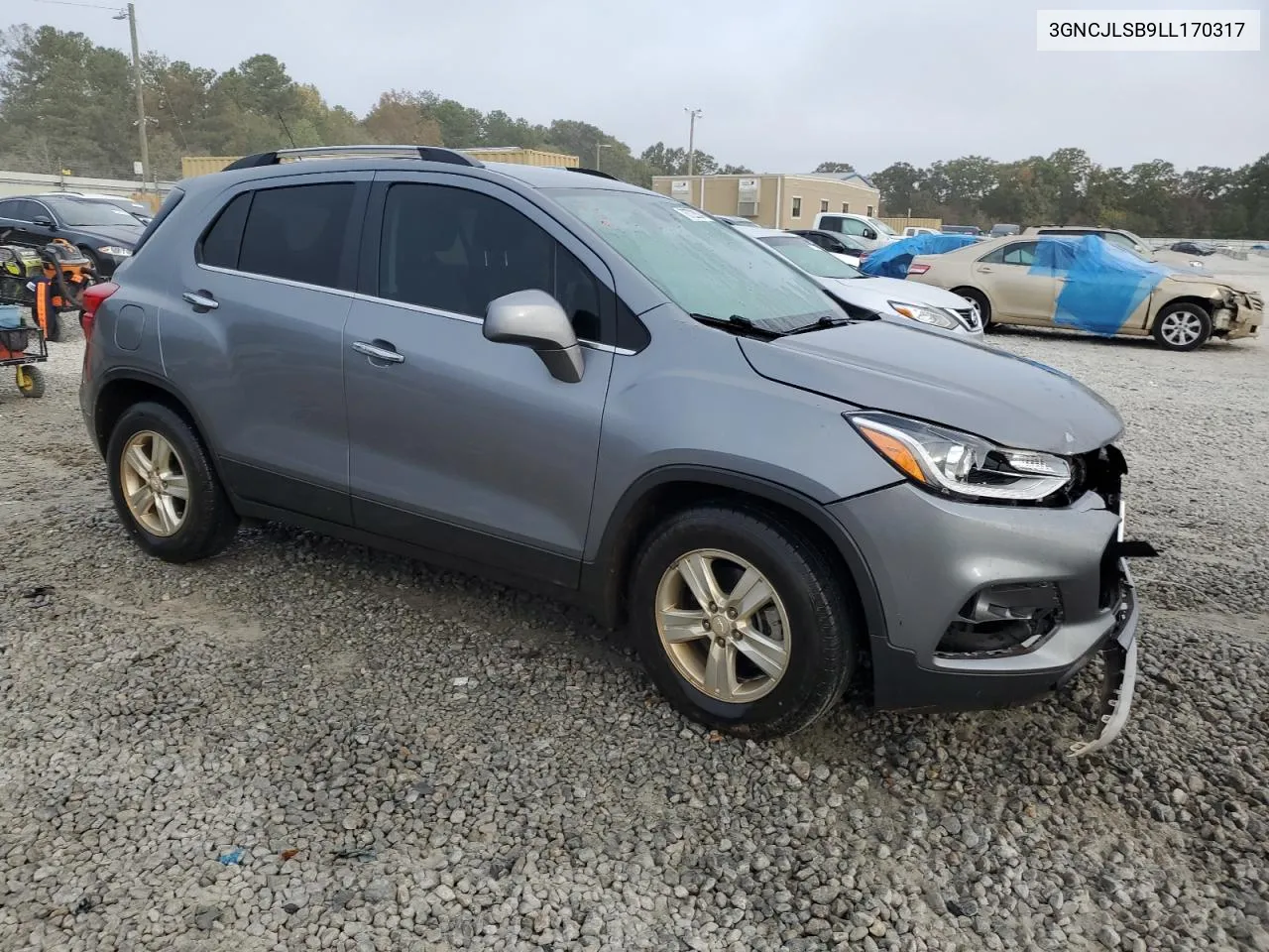 2020 Chevrolet Trax 1Lt VIN: 3GNCJLSB9LL170317 Lot: 78722834