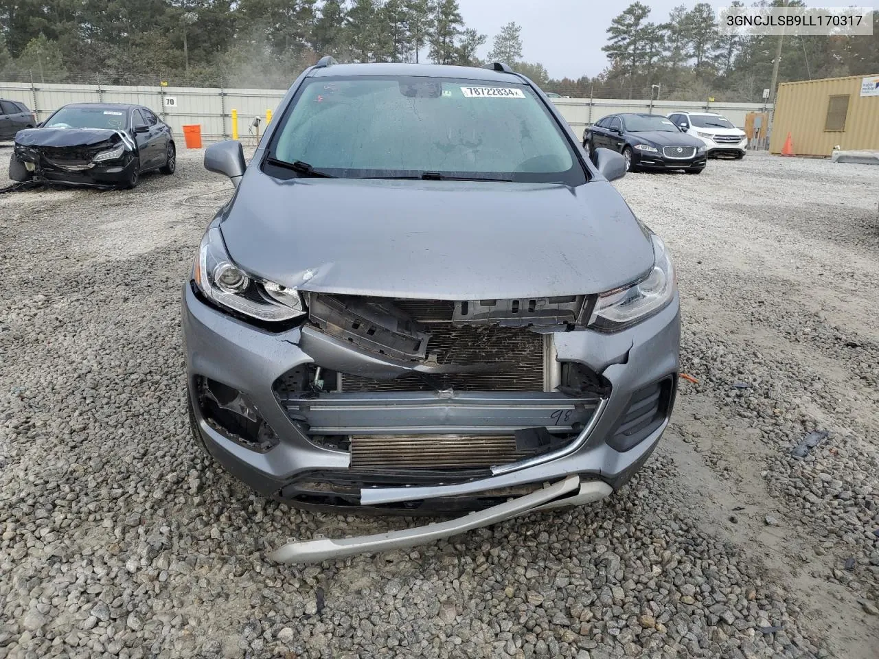 2020 Chevrolet Trax 1Lt VIN: 3GNCJLSB9LL170317 Lot: 78722834