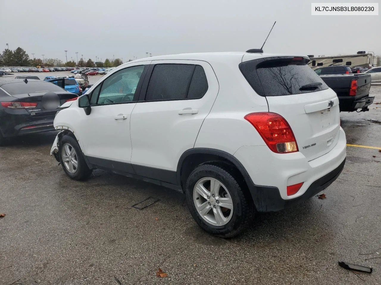 2020 Chevrolet Trax Ls VIN: KL7CJNSB3LB080230 Lot: 79079554