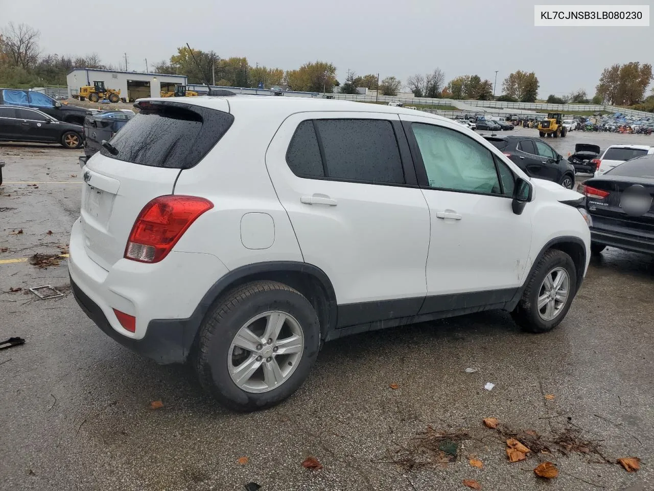 2020 Chevrolet Trax Ls VIN: KL7CJNSB3LB080230 Lot: 79079554