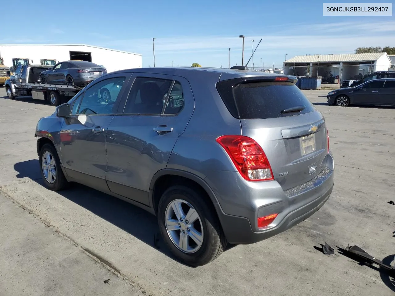 2020 Chevrolet Trax Ls VIN: 3GNCJKSB3LL292407 Lot: 79130334