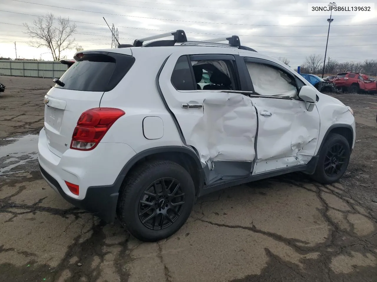 2020 Chevrolet Trax 1Lt VIN: 3GNCJPSB6LL139632 Lot: 80131034