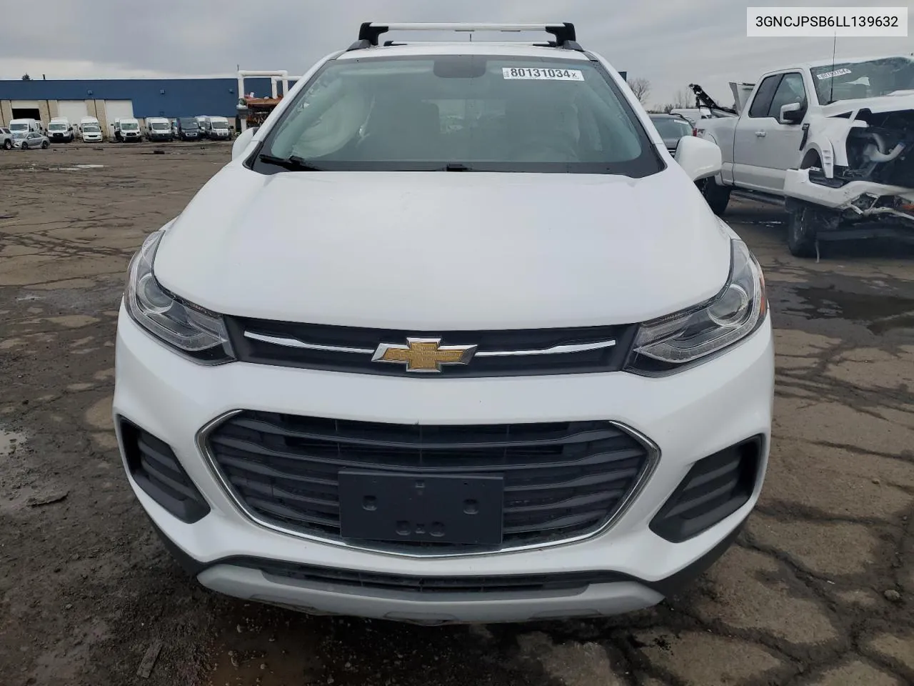 2020 Chevrolet Trax 1Lt VIN: 3GNCJPSB6LL139632 Lot: 80131034