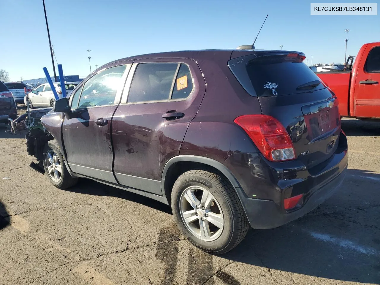 2020 Chevrolet Trax Ls VIN: KL7CJKSB7LB348131 Lot: 80338084