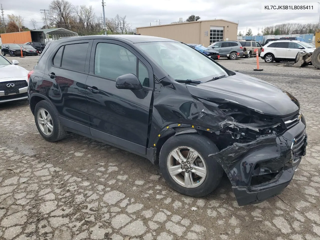 2020 Chevrolet Trax Ls VIN: KL7CJKSB1LB085411 Lot: 80352244