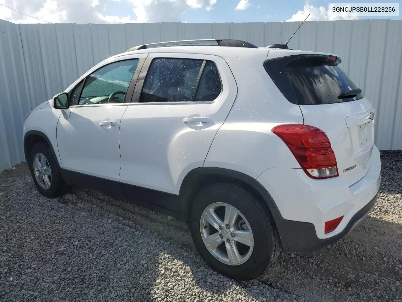 2020 Chevrolet Trax 1Lt VIN: 3GNCJPSB0LL228256 Lot: 80444024