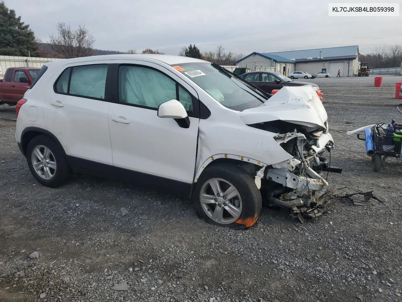 2020 Chevrolet Trax Ls VIN: KL7CJKSB4LB059398 Lot: 80568984