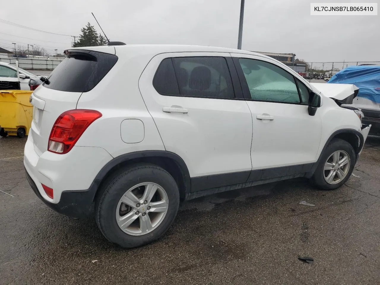 2020 Chevrolet Trax Ls VIN: KL7CJNSB7LB065410 Lot: 80594384