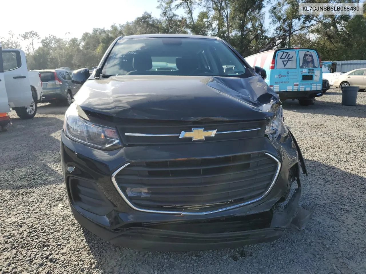 2020 Chevrolet Trax Ls VIN: KL7CJNSB6LB068430 Lot: 80644774