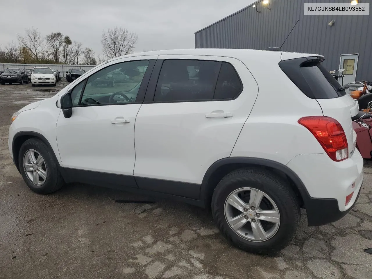 2020 Chevrolet Trax Ls VIN: KL7CJKSB4LB093552 Lot: 80856184