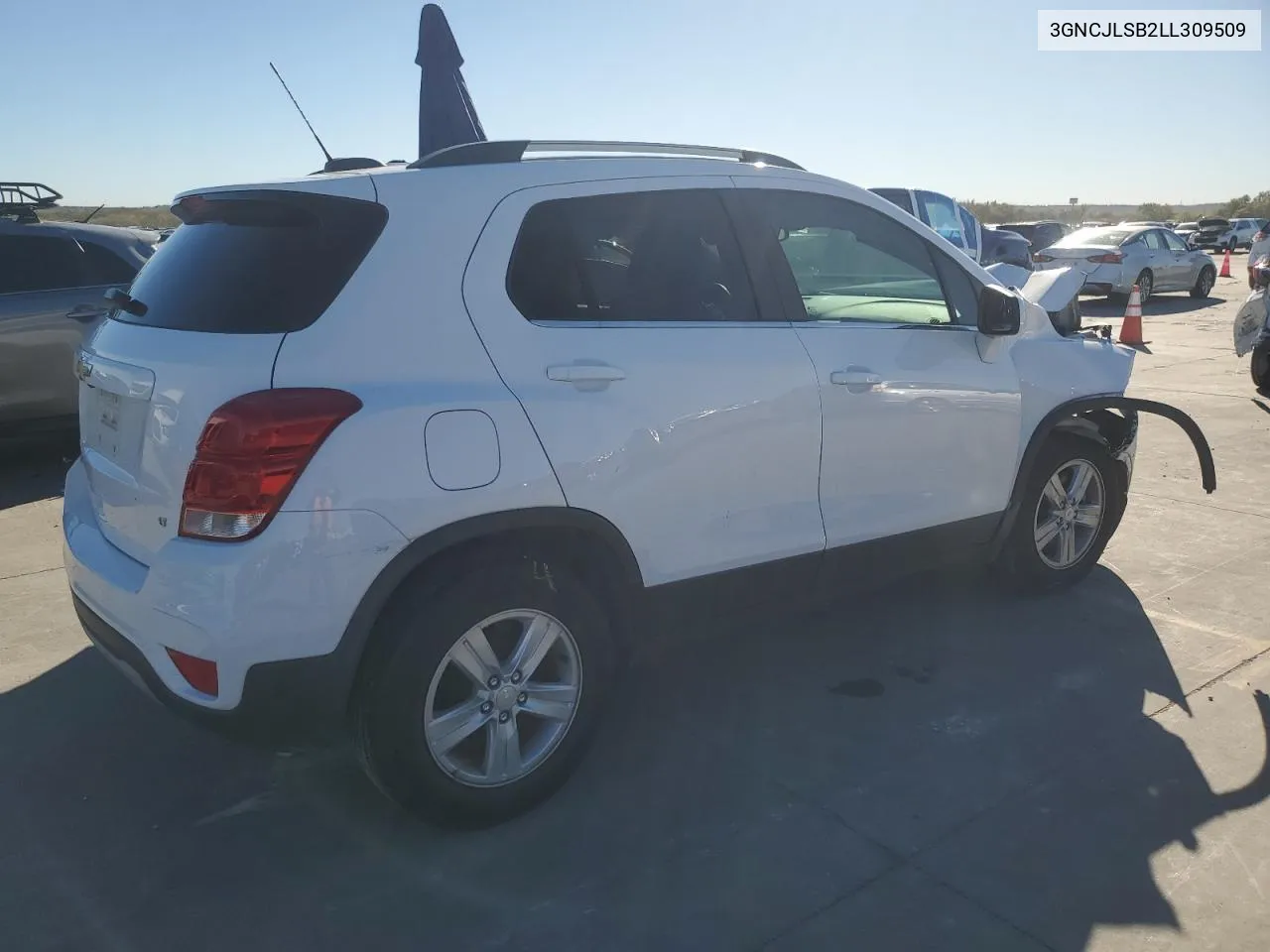 2020 Chevrolet Trax 1Lt VIN: 3GNCJLSB2LL309509 Lot: 81425414