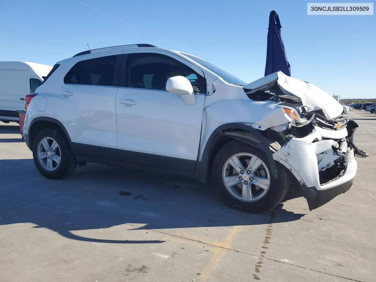 2020 Chevrolet Trax 1Lt VIN: 3GNCJLSB2LL309509 Lot: 81425414