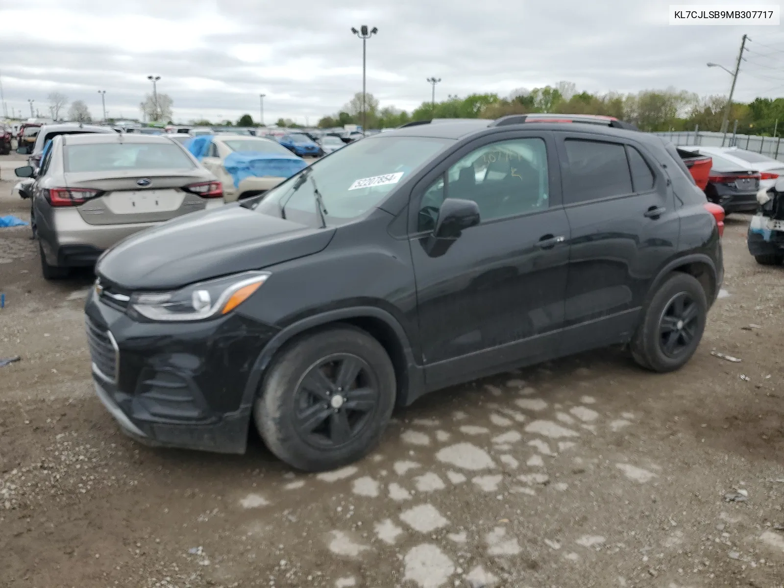 KL7CJLSB9MB307717 2021 Chevrolet Trax 1Lt