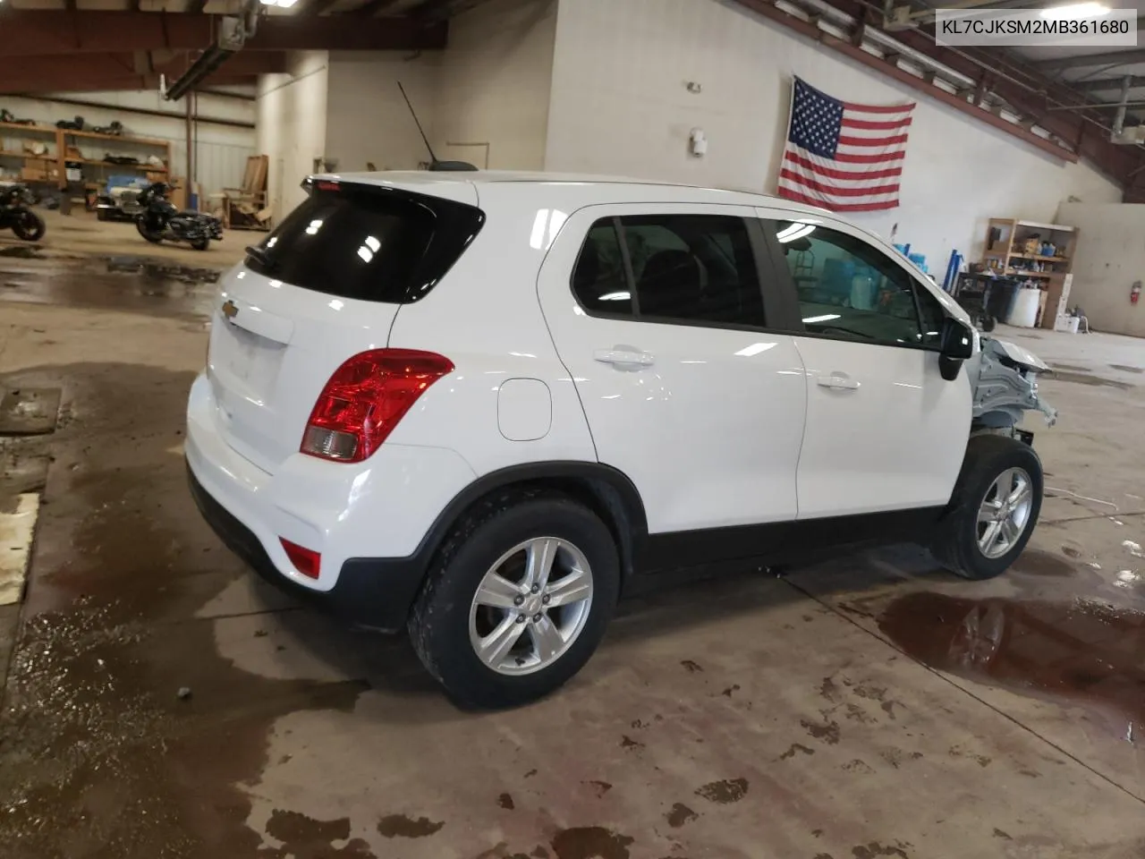 2021 Chevrolet Trax Ls VIN: KL7CJKSM2MB361680 Lot: 52262854