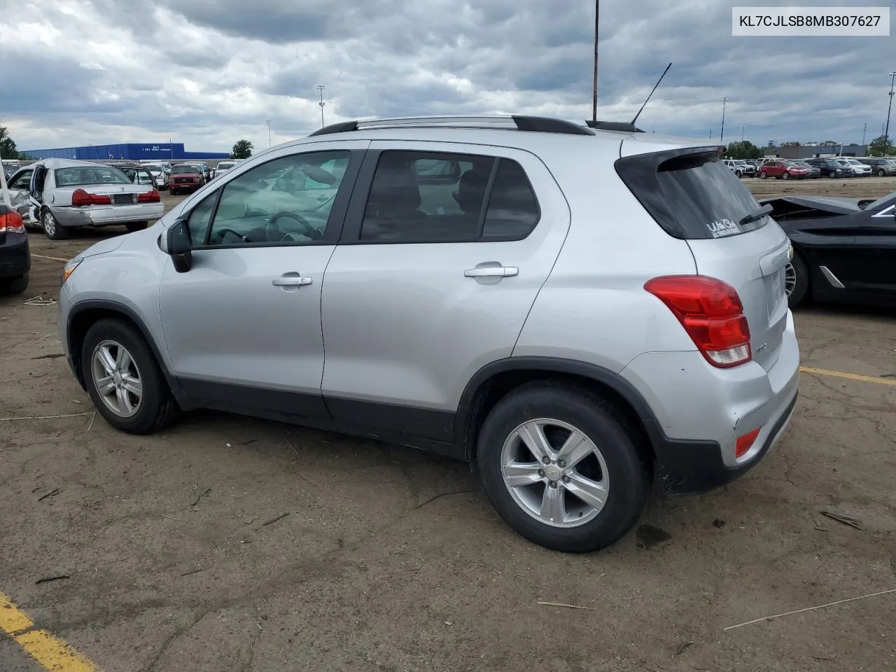 2021 Chevrolet Trax 1Lt VIN: KL7CJLSB8MB307627 Lot: 57476964