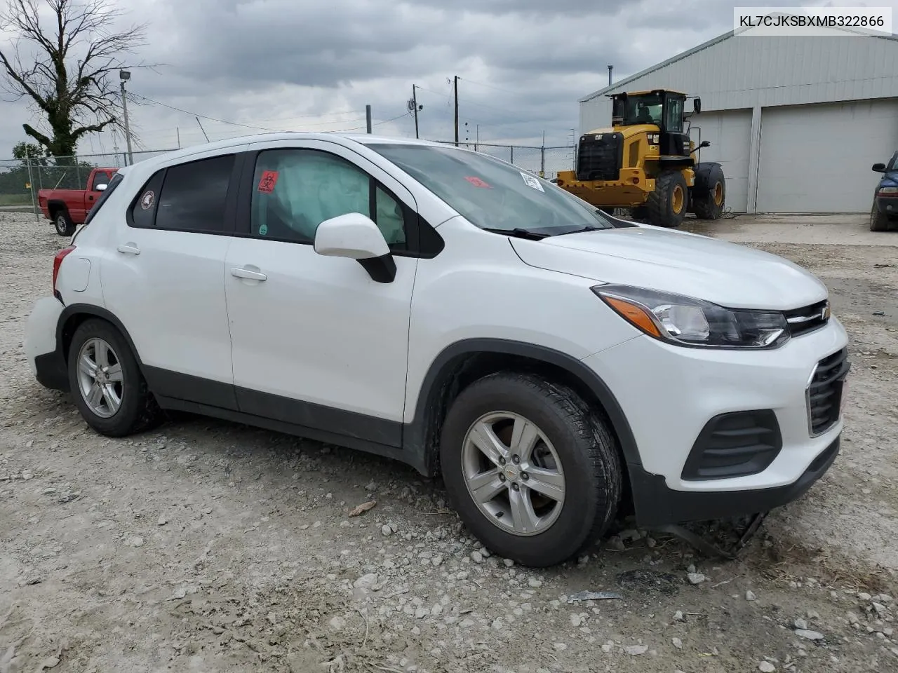 2021 Chevrolet Trax Ls VIN: KL7CJKSBXMB322866 Lot: 57736694