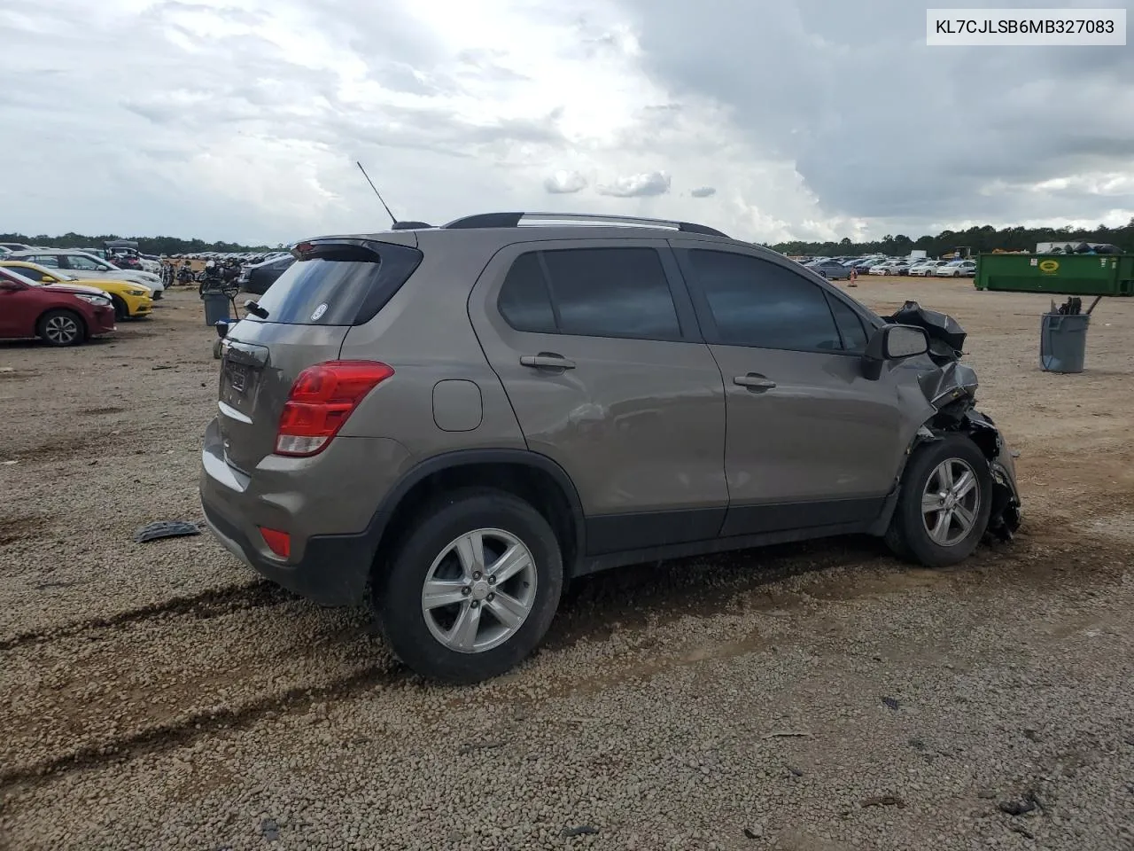 2021 Chevrolet Trax 1Lt VIN: KL7CJLSB6MB327083 Lot: 58919914