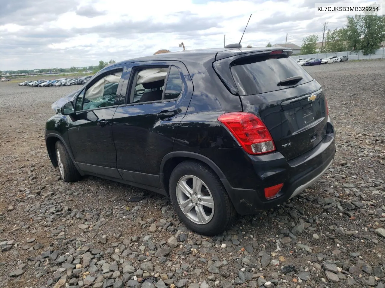 2021 Chevrolet Trax Ls VIN: KL7CJKSB3MB329254 Lot: 58955684