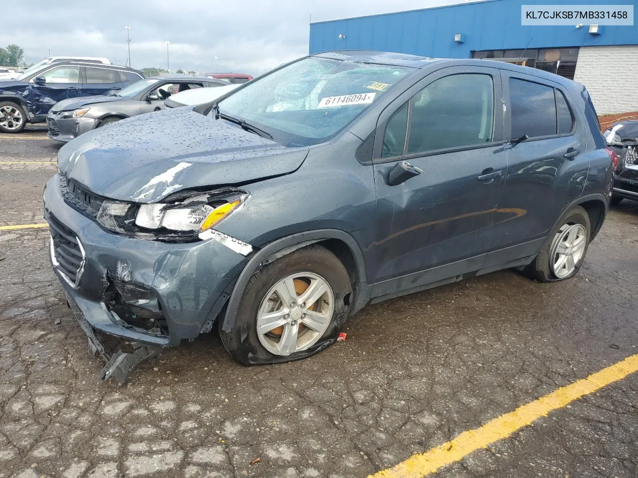 KL7CJKSB7MB331458 2021 Chevrolet Trax Ls