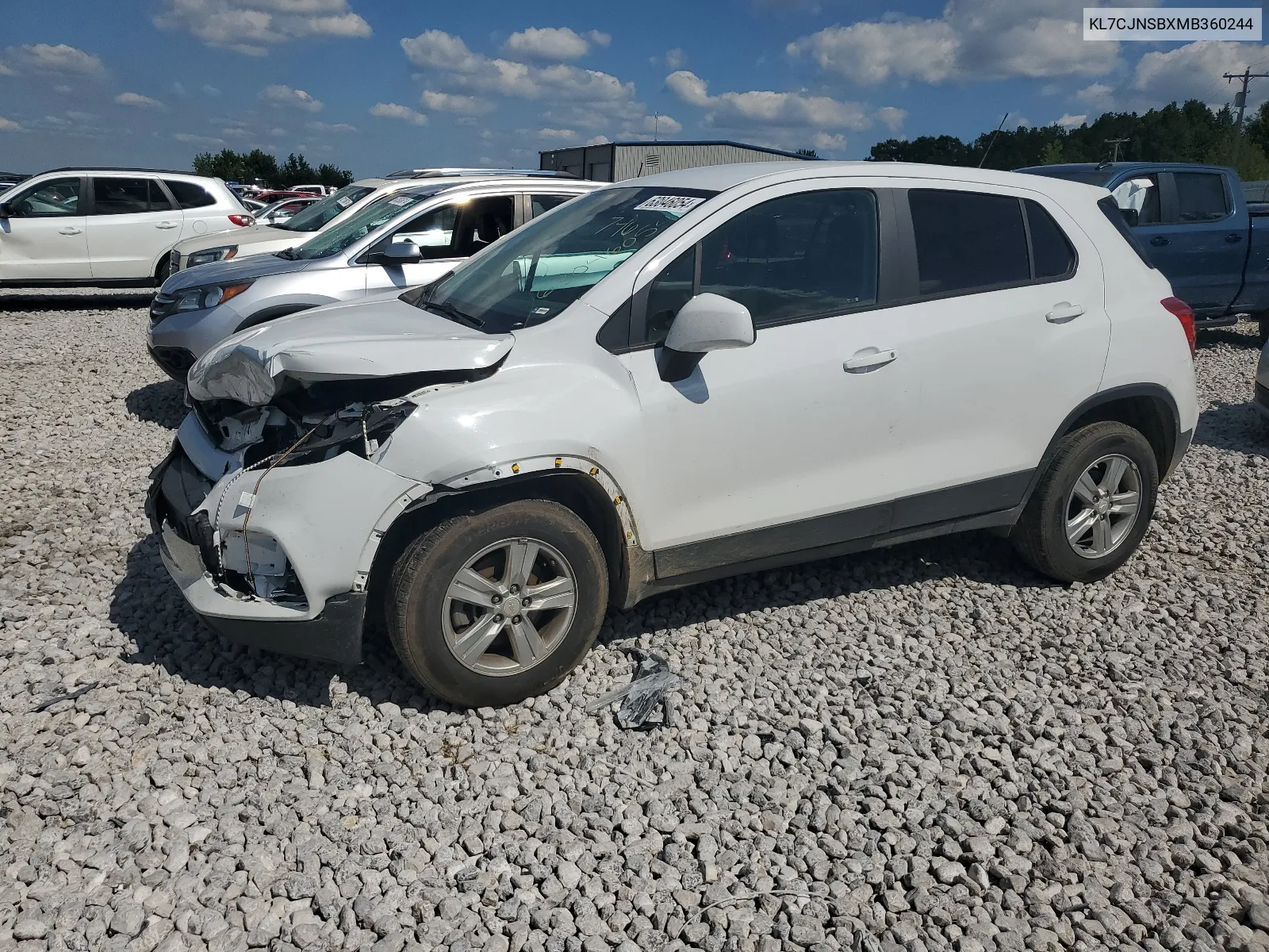 KL7CJNSBXMB360244 2021 Chevrolet Trax Ls