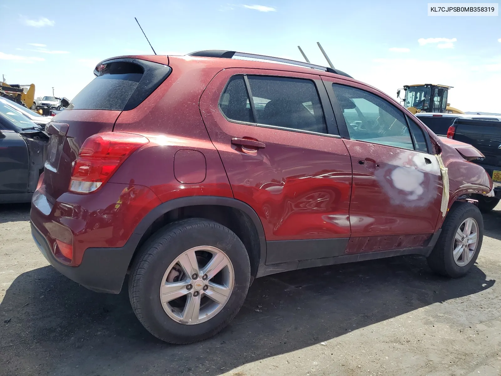 2021 Chevrolet Trax 1Lt VIN: KL7CJPSB0MB358319 Lot: 64901344