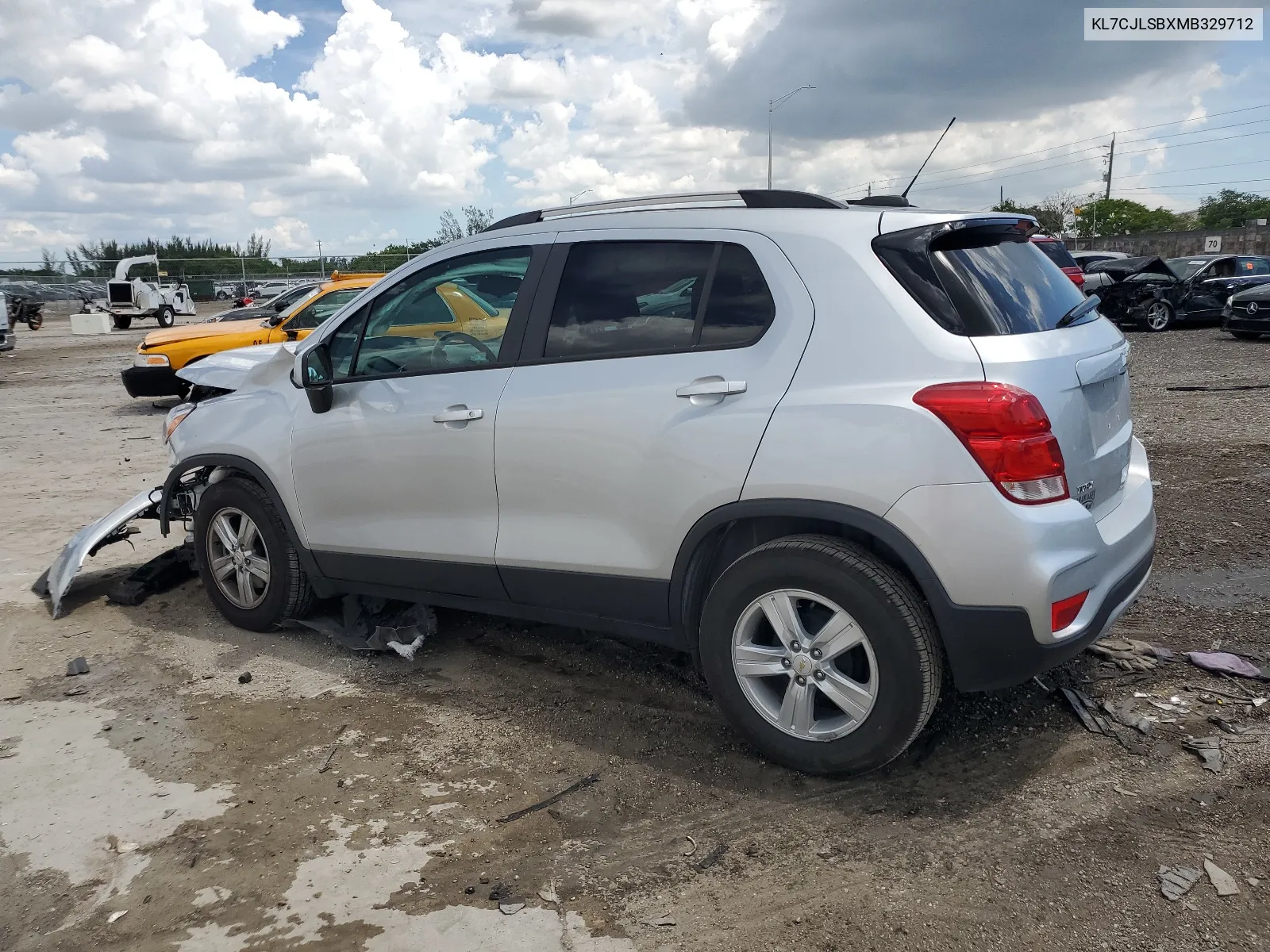 2021 Chevrolet Trax 1Lt VIN: KL7CJLSBXMB329712 Lot: 65026824